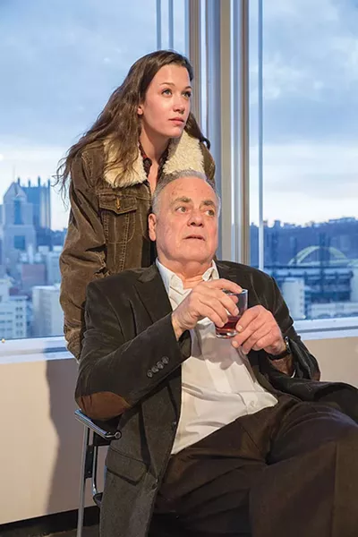 Hayley Nielsen and John Shepard in Quantum’s The Master Builder - PHOTO COURTESY OF JOHN ALTDORFER