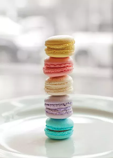 Bartram House: French Macarons from Bartram House Bakery and Café: Almond cookies with soft centers, filled with flavored ganaches - PHOTO BY VANESSA SONG