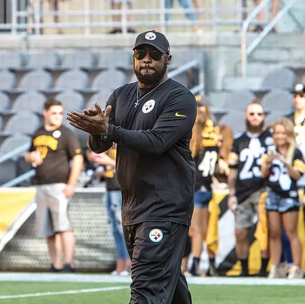 Steelers coach Mike Tomlin - CP PHOTO BY LUKE THOR TRAVIS