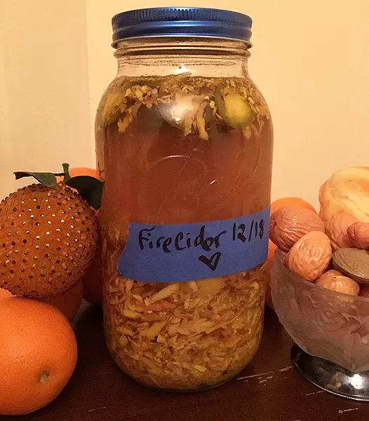 A batch of firecider remedy - CP PHOTO BY MADALYN HOCHENDONER