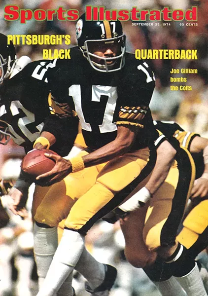 Pittsburgh’s Joe Gilliam made news when he became the first black QB to start an NFL game - PHOTO COURTESY OF SI.COM
