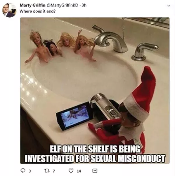 A screencap of Marty Griffin’s tweet