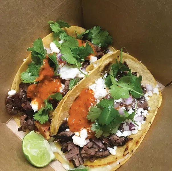 Roasted brisket tacos - PHOTO COURTESY OF ZACK SHELL
