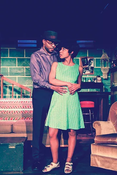 Leslie “Ezra” Smith and Alexandria Danielle King in Detroit ’67 at New Horizon Theater - PHOTO COURTESY OF LIONESS PHOTOGRAPHY