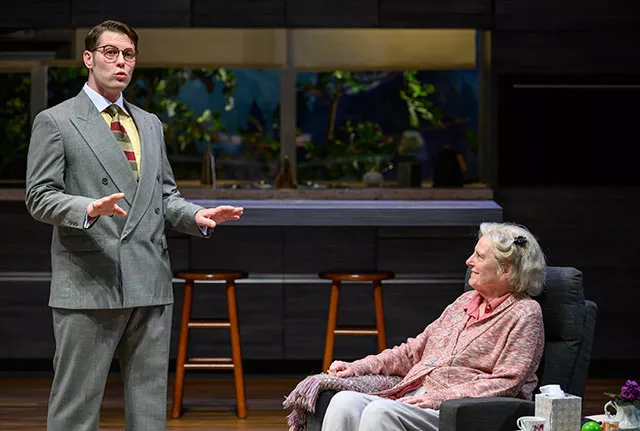 Ben Blazer and Jill Tanner in Marjorie Prime - MICHAEL HENNINGER