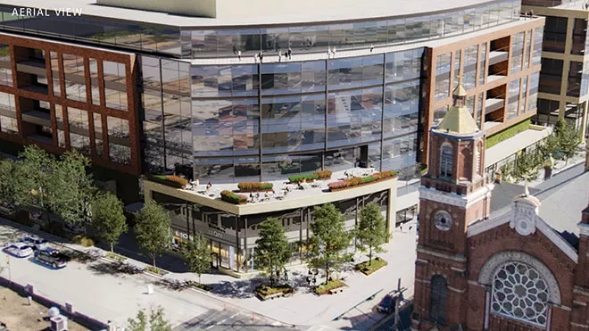 Artist’s rendering of Brickworks at 21st and Smallman Streets
