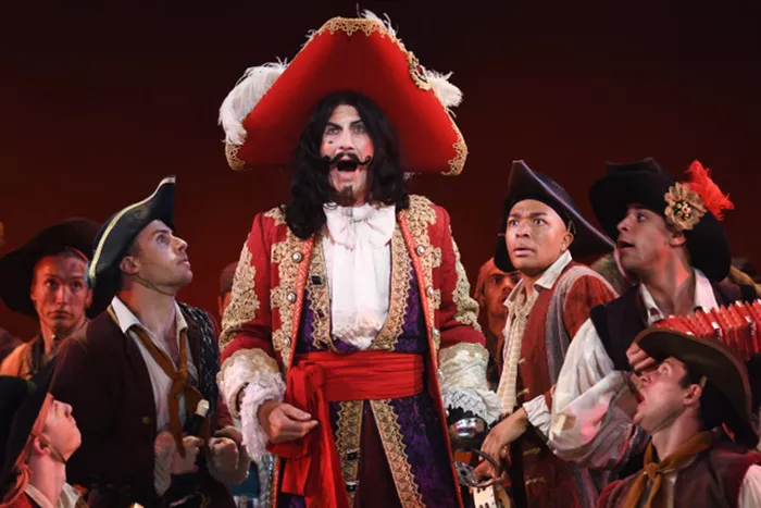 Charles Shaughnessy and cast in Peter Pan - PHOTO: MATT POLK