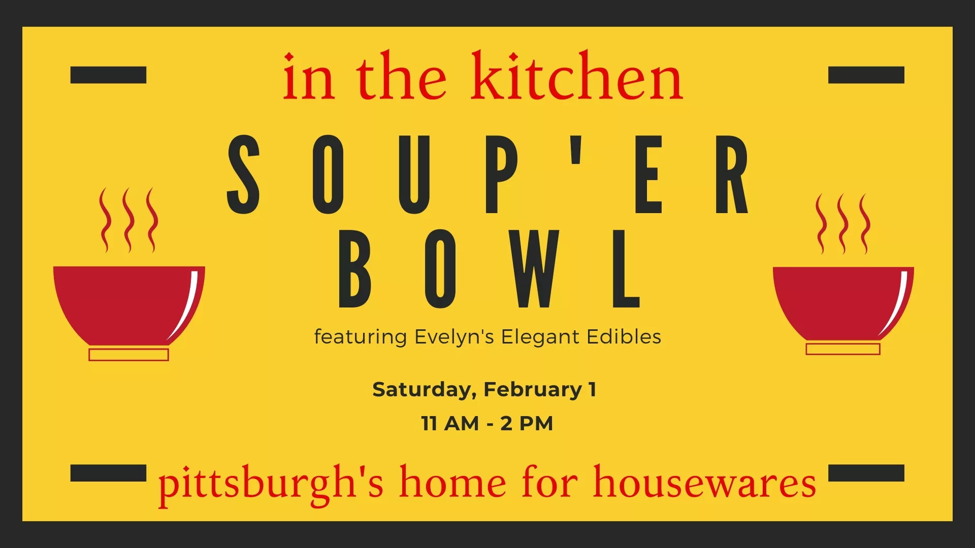 Soup Er Bowl In The Kitchen Food Drink Event Pittsburgh