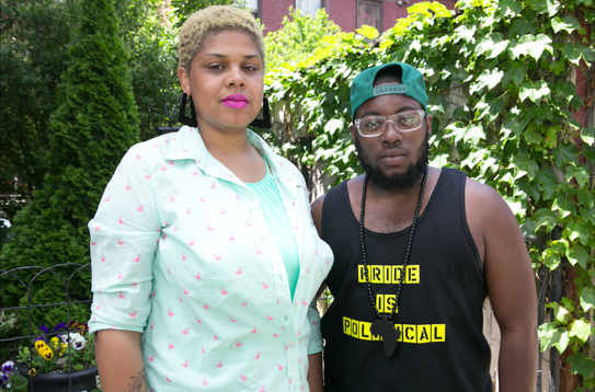 Joy KMT and Michael David Battle, organizers of Roots Pride Pittsburgh - PHOTO BY JOHN COLOMBO