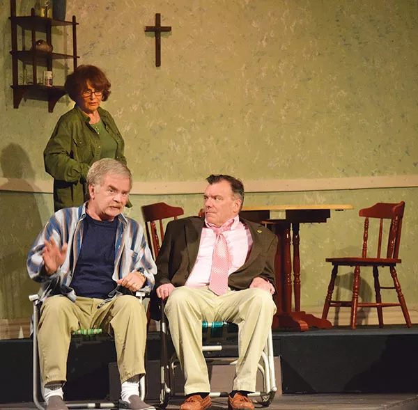 Dennis “Chip” Kerr (at left), Rick Dutrow and Pat Beyer (rear) - PHOTOS COURTESY OF JOETTE SALANDRO