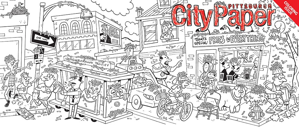 City Paper S Coloring Spectacular Coloring Issue Pittsburgh Pittsburgh City Paper