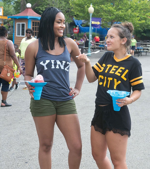 Summer fun at Kennywood Park; Pittsburgh shirts by Steel City