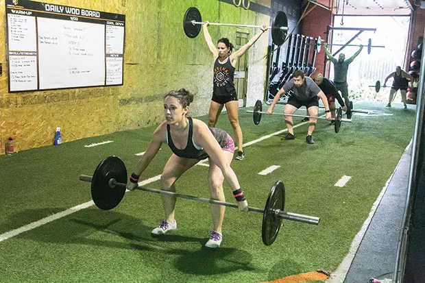 Lifting at Arsenal Strength - CP PHOTO BY JOHN COLOMBO