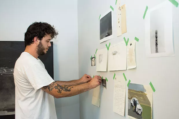 At home in Pittsburgh: sculptor Bowen Schmitt in his home studio, in Highland Park - CP PHOTOS BY JAKE MYSLIWCZYK