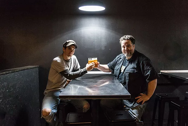 Abjuration Brewing Company’s Dave Hallam and Tom Glover - CP PHOTO BY XAVIER THOMAS