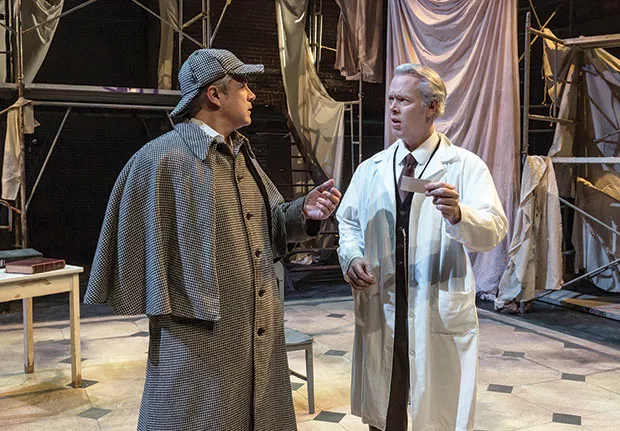 Darren Eliker and Tim McGeever in Kinetic Theatre’s Holmes and Watson - PHOTO COURTESY OF ROCKY RACO