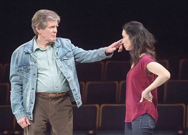 Odd couple: Anthony Heald and Robin Abramson in Heisenberg - - PHOTO COURTESY OF MICHAEL HENNINGER