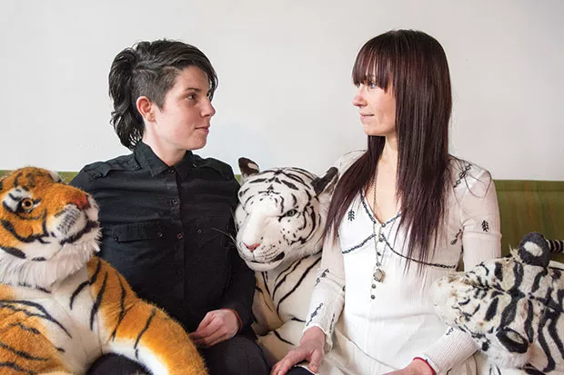 Dinosoul’s Donny Donovan and Carolyn Hilliard - CP PHOTO BY SARAH WILSON