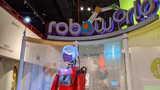 The roboworld exhibit at Carnegie Science Center