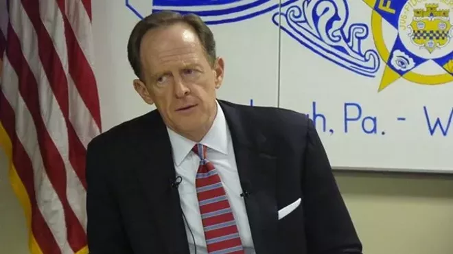 Pat Toomey in Pittsburgh in 2016