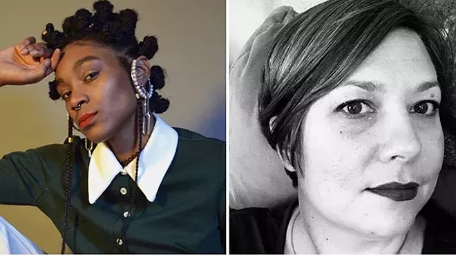 Alona Williams, left, and Marsha Timblin began their spring residency at City Books Feb. 1.