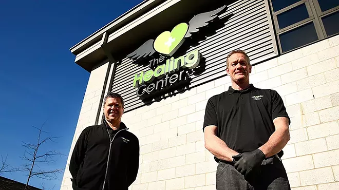 The Healing Center co-founders Chris Kohan (left) and Jay Richards (right) in Cranberry
