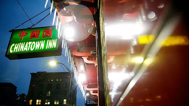 Chinatown Inn on Third Avenue in Downtown Pittsburgh, the location of the city's "lost" Chinatown