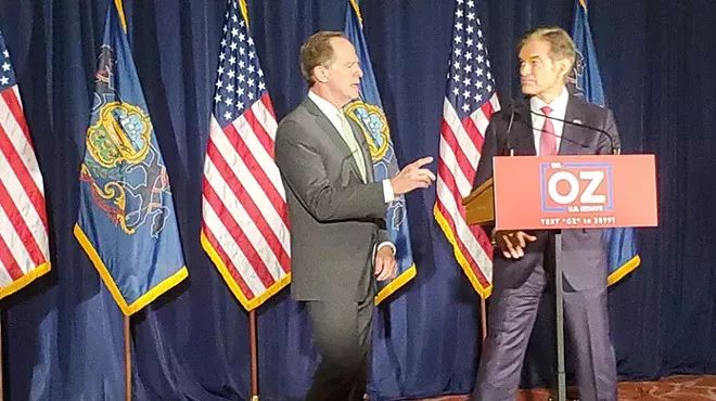 Oz quiet on policy goals while bashing Fetterman candidacy during stump in Pittsburgh