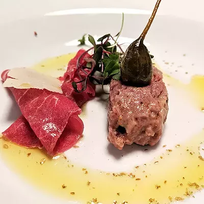 Carpaccio at Jean Louis Parisian Bistro