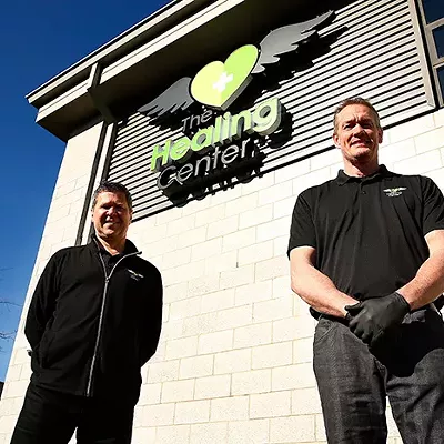 The Healing Center co-founders Chris Kohan (left) and Jay Richards (right) in Cranberry