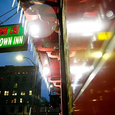 Chinatown Inn on Third Avenue in Downtown Pittsburgh, the location of the city's "lost" Chinatown