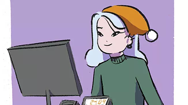 Una guía para trabajadores minoristas sobre la etiqueta de compras navideñas