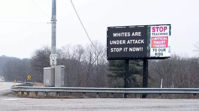 Community reacts to swastika-branded billboard appearing in Butler County - Vimarsana News