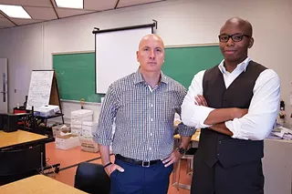 UPrep Director Anthony Esoldo, Principal Derrick Hardy
