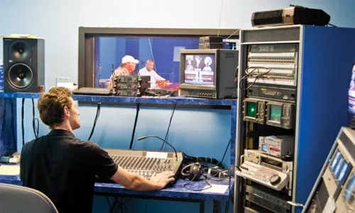 Yuriy Alexsandrov, a PCTV production coordinator, helps to produce cable access shows like Steel City Sports World - DAVID ROMAN