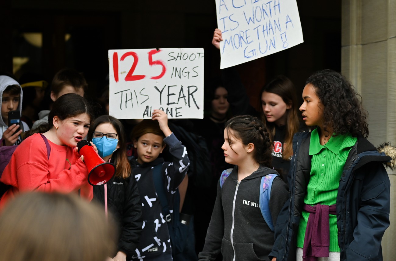 Hundreds of PortlandArea Students March Against Gun Violence