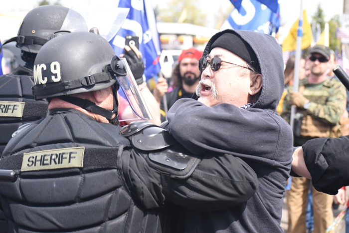 A MCSO cop pushed this guy down A MCSO cop pushed this guy down