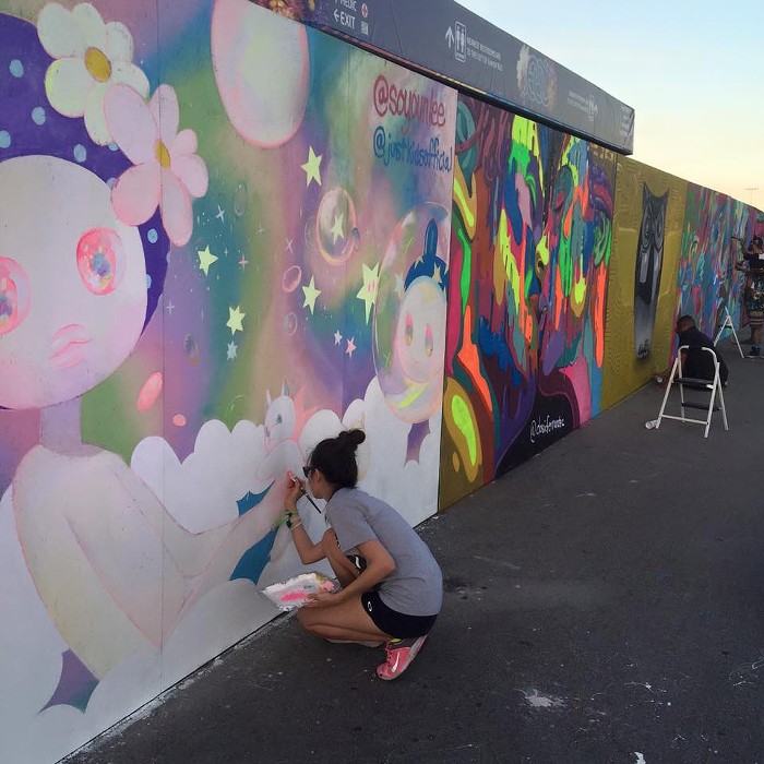 EDC 2015 Live Painting with Just Kids Official.