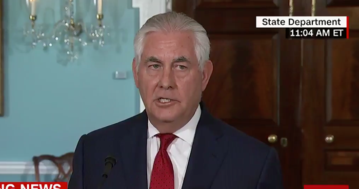 REX TILLERSON Refuses to deny that Trump is a moron.