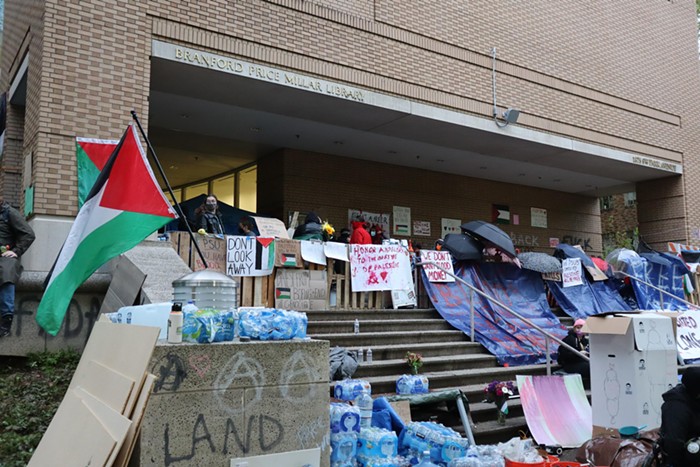 Pro-Palestine Protesters Occupy PSU Library; Police Say Arrests are Imminent