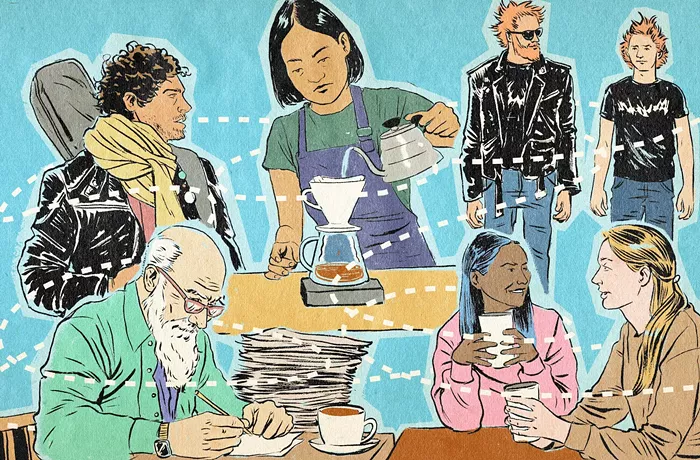 A Moment in a Coffee Shop