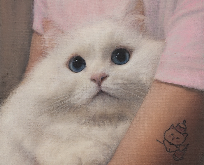 Your New Favorite Cat Painting Is on View at at Adams and Ollman