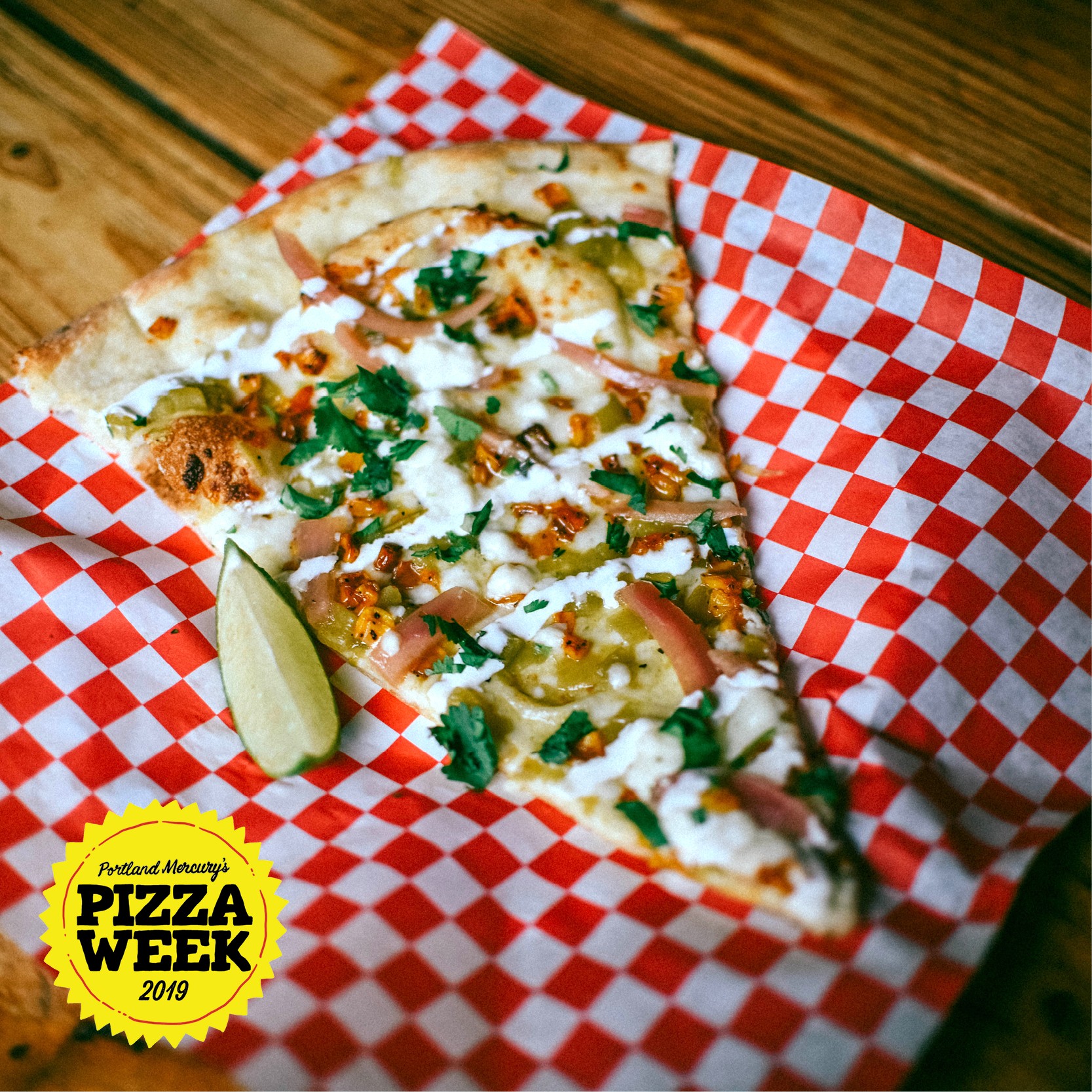 Pizza Maiz de La Calle at Straight From New York Pizza in Portland