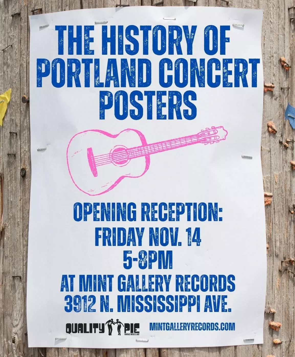 Portland Concert Poster Exhibition Opening at Mint Gallery Records