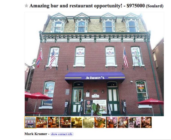 Johnny&#39;s Restaurant & Bar Is for Sale on Craigslist | Food Blog