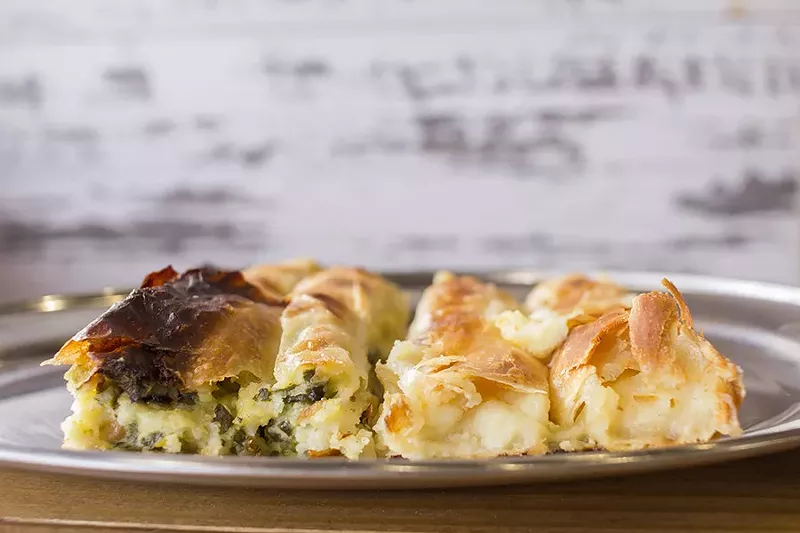 Pitas come stuffed with spinach and/or cheese pita, among other options. - MABEL SUEN