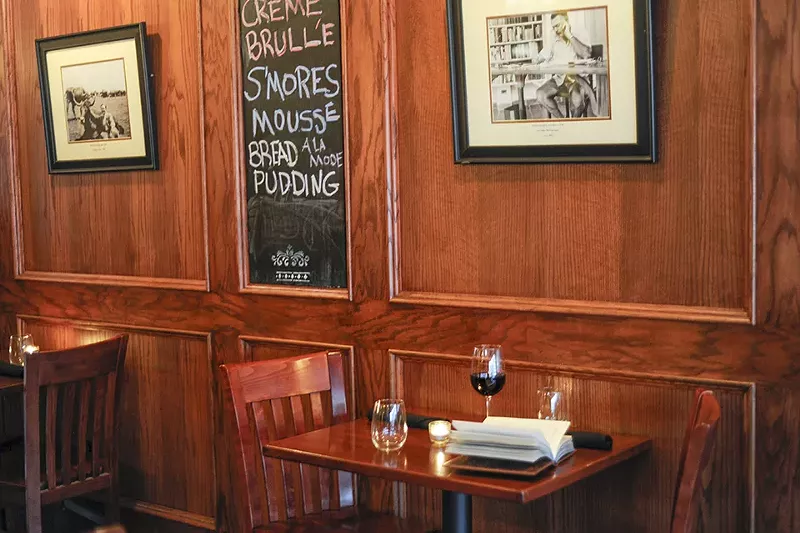 Enjoy a not-too-short, happy life in the quiet confines of Ernesto’s Wine Bar. - KELLY GLUECK