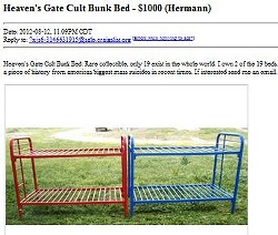 Bunk Beds From Mass Suicide For Sale on St. Louis Craigslist | News Blog