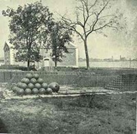 Fun fact: What we call "pokes" now were actually cannonballs during the Civil War. - IMAGE VIA
