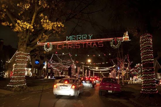 st louis hills holiday light display keeps growing and st louis hills holiday light display keeps growing and